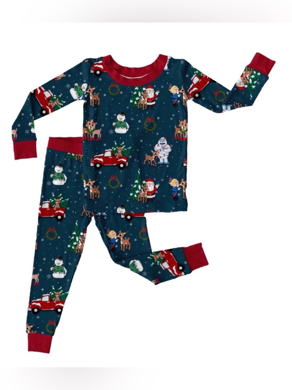 The Sleepy Sloth Rudolph Bamboo Pj Set